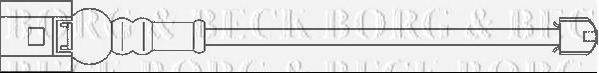 BORG & BECK BWL3115 Сигнализатор, износ тормозных колодок для VOLKSWAGEN GOLF VII (Фольксваген Гольф 7) BORG & BECK BWL3115 Сигнализатор, износ тормозных колодок для VOLKSWAGEN GOLF VII (Фольксваген Гольф 7)