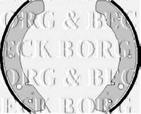 BORG & BECK BBS6141 Тормозные колодоки для VOLKSWAGEN COCCINELLE (Фольксваген Cоccинэллэ) BORG & BECK BBS6141 Тормозные колодоки для VOLKSWAGEN COCCINELLE (Фольксваген Cоccинэллэ)