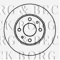 BORG & BECK BBD4001 Тормозной диск для FIAT (Фиат) BORG & BECK BBD4001 Тормозной диск для FIAT (Фиат)