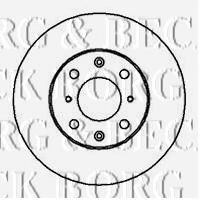 BORG & BECK BBD4035 Тормозной диск для HONDA (Хонда) BORG & BECK BBD4035 Тормозной диск для HONDA (Хонда)