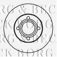 BORG & BECK BBD4142 Тормозной диск для AUDI 100 (Ауди 100) BORG & BECK BBD4142 Тормозной диск для AUDI 100 (Ауди 100)