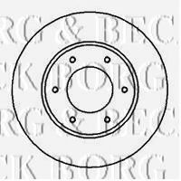 BORG & BECK BBD4176 Тормозной диск для TOYOTA (Тойота/тоета)