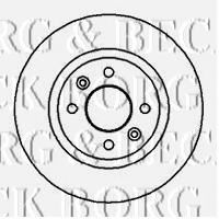 BORG & BECK BBD4317 Тормозной диск для RENAULT KANGOO RAPID (Рено Кангу рапид) BORG & BECK BBD4317 Тормозной диск для RENAULT KANGOO RAPID (Рено Кангу рапид)