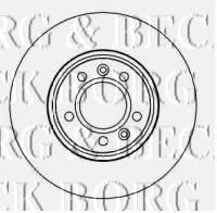 BORG & BECK BBD4443 Тормозной диск для PEUGEOT 407 (Пежо 407) BORG & BECK BBD4443 Тормозной диск для PEUGEOT 407 (Пежо 407)
