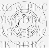 BORG & BECK BBD4444 Тормозной диск для PEUGEOT 407 (Пежо 407) BORG & BECK BBD4444 Тормозной диск для PEUGEOT 407 (Пежо 407)