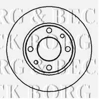 BORG & BECK BBD4585 Тормозной диск для SEAT (Сеат) BORG & BECK BBD4585 Тормозной диск для SEAT (Сеат)