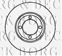 BORG & BECK BBD4705 Тормозной диск для FORD (Форд) BORG & BECK BBD4705 Тормозной диск для FORD (Форд)