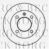 BORG & BECK BBD4749 Тормозной диск для FORD FIESTA (Форд Фиэста) BORG & BECK BBD4749 Тормозной диск для FORD FIESTA (Форд Фиэста)
