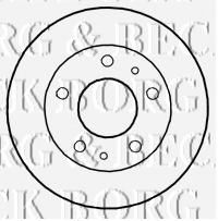 BORG & BECK BBD4802 Тормозной диск для FIAT (Фиат)