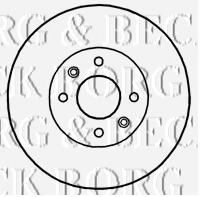 BORG & BECK BBD4818 Тормозной диск для RENAULT KANGOO RAPID (Рено Кангу рапид) BORG & BECK BBD4818 Тормозной диск для RENAULT KANGOO RAPID (Рено Кангу рапид)