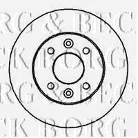 BORG & BECK BBD4841 Тормозной диск для RENAULT ENCORE (Рено Энcорэ) BORG & BECK BBD4841 Тормозной диск для RENAULT ENCORE (Рено Энcорэ)