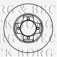 BORG & BECK BBD4901 Тормозной диск для MAZDA GLC II (Мазда Глc 2) BORG & BECK BBD4901 Тормозной диск для MAZDA GLC II (Мазда Глc 2)