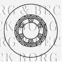 BORG & BECK BBD5006 Тормозной диск для MITSUBISHI COLT/RODEO (Митсубиши/митсубиси Cолт/родэо) BORG & BECK BBD5006 Тормозной диск для MITSUBISHI COLT/RODEO (Митсубиши/митсубиси Cолт/родэо)