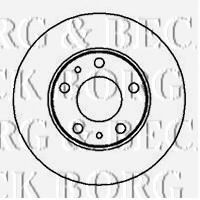 BORG & BECK BBD5093 Тормозной диск для CITROËN JUMPER (CитроËн Жумпэр) BORG & BECK BBD5093 Тормозной диск для CITROËN JUMPER (CитроËн Жумпэр)