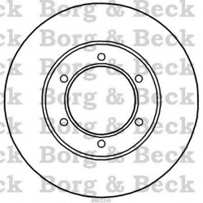 BORG & BECK BBD5240 Тормозной диск для TOYOTA (Тойота/тоета) BORG & BECK BBD5240 Тормозной диск для TOYOTA (Тойота/тоета)