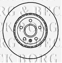 BORG & BECK BBD5843S Тормозной диск для OPEL (Опель) BORG & BECK BBD5843S Тормозной диск для OPEL (Опель)