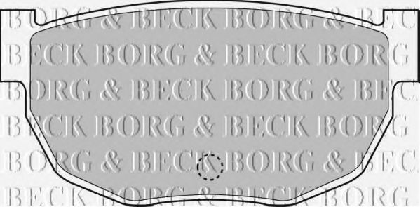 BORG & BECK BBP1046 Тормозные колодки для NISSAN (Ниссан) BORG & BECK BBP1046 Тормозные колодки для NISSAN (Ниссан)