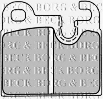 BORG & BECK BBP1255 Тормозные колодки для BMW (Бмв) BORG & BECK BBP1255 Тормозные колодки для BMW (Бмв)