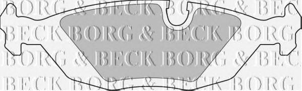BORG & BECK BBP1266 Тормозные колодки для BMW (Бмв) BORG & BECK BBP1266 Тормозные колодки для BMW (Бмв)