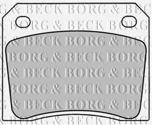 BORG & BECK BBP1281 Тормозные колодки для DAIMLER (Даймлер) BORG & BECK BBP1281 Тормозные колодки для DAIMLER (Даймлер)