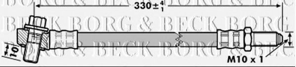 BORG & BECK BBH7025 Тормозной шланг для JAGUAR VANDEN PLAS (Ягуар Vандэн плас) BORG & BECK BBH7025 Тормозной шланг для JAGUAR VANDEN PLAS (Ягуар Vандэн плас)