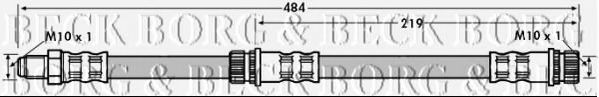 BORG & BECK BBH7114 Тормозной шланг для MITSUBISHI COLT VI (Митсубиши/митсубиси Кольт 6) BORG & BECK BBH7114 Тормозной шланг для MITSUBISHI COLT VI (Митсубиши/митсубиси Кольт 6)