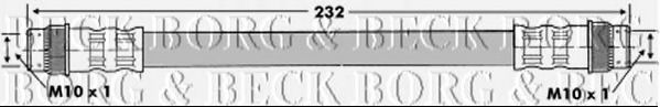 BORG & BECK BBH7135 Тормозной шланг для RENAULT (Рено) BORG & BECK BBH7135 Тормозной шланг для RENAULT (Рено)