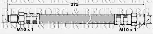 BORG & BECK BBH7296 Тормозной шланг для VOLVO XC90 I (Вольво Xc90 1) BORG & BECK BBH7296 Тормозной шланг для VOLVO XC90 I (Вольво Xc90 1)