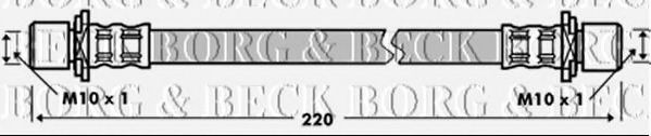 BORG & BECK BBH7330 Тормозной шланг для DAIHATSU STORIA (Дайхатсу Сториа) BORG & BECK BBH7330 Тормозной шланг для DAIHATSU STORIA (Дайхатсу Сториа)