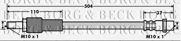 BORG & BECK BBH7495 Тормозной шланг для MERCEDESBENZ (Мерседес бенц) BORG & BECK BBH7495 Тормозной шланг для MERCEDESBENZ (Мерседес бенц)