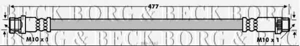 BORG & BECK BBH7742 Тормозной шланг для NISSAN (Ниссан) BORG & BECK BBH7742 Тормозной шланг для NISSAN (Ниссан)