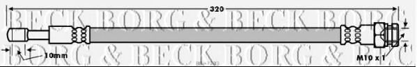 BORG & BECK BBH7783 Тормозной шланг для HYUNDAI EMBERA V (Хендай Эмбэра v) BORG & BECK BBH7783 Тормозной шланг для HYUNDAI EMBERA V (Хендай Эмбэра v)