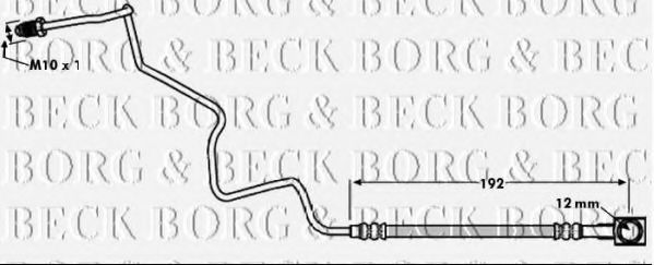 BORG & BECK BBH7935 Тормозной шланг для SKODA FABIA (Шкода Фабиа) BORG & BECK BBH7935 Тормозной шланг для SKODA FABIA (Шкода Фабиа)