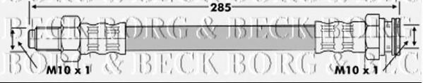 BORG & BECK BBH6089 Тормозной шланг для FIAT DUCATO (Фиат Дукато) BORG & BECK BBH6089 Тормозной шланг для FIAT DUCATO (Фиат Дукато)