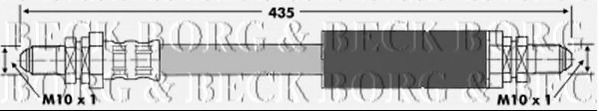 BORG & BECK BBH6149 Тормозной шланг для FORD ESCORT V (Форд Эскорт 5) BORG & BECK BBH6149 Тормозной шланг для FORD ESCORT V (Форд Эскорт 5)