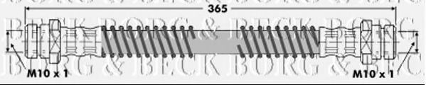 BORG & BECK BBH6332 Тормозной шланг для MITSUBISHI (Митсубиши/митсубиси) BORG & BECK BBH6332 Тормозной шланг для MITSUBISHI (Митсубиши/митсубиси)