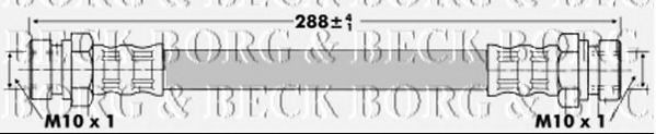 BORG & BECK BBH6727 Тормозной шланг для MAZDA (Мазда) BORG & BECK BBH6727 Тормозной шланг для MAZDA (Мазда)