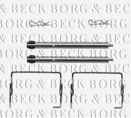 BORG & BECK BBK1132 Комплектующие, колодки дискового тормоза для RENAULT SAFRANE (Рено Сафранэ) BORG & BECK BBK1132 Комплектующие, колодки дискового тормоза для RENAULT SAFRANE (Рено Сафранэ)