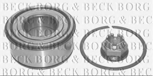 BORG & BECK BWK709 Комплект подшипника ступицы колеса для RENAULT (Рено) BORG & BECK BWK709 Комплект подшипника ступицы колеса для RENAULT (Рено)