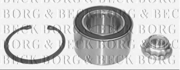BORG & BECK BWK719 Комплект подшипника ступицы колеса для AUDI A3 (Ауди А3) BORG & BECK BWK719 Комплект подшипника ступицы колеса для AUDI A3 (Ауди А3)