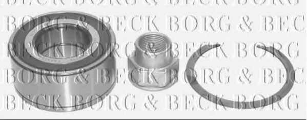 BORG & BECK BWK737 Комплект подшипника ступицы колеса для FIAT (Фиат) BORG & BECK BWK737 Комплект подшипника ступицы колеса для FIAT (Фиат)