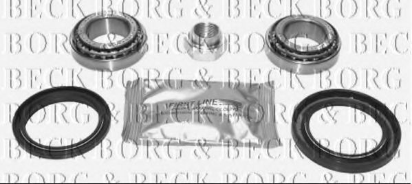 BORG & BECK BWK033 Комплект подшипника ступицы колеса для FORD FIESTA (Форд Фиэста) BORG & BECK BWK033 Комплект подшипника ступицы колеса для FORD FIESTA (Форд Фиэста)