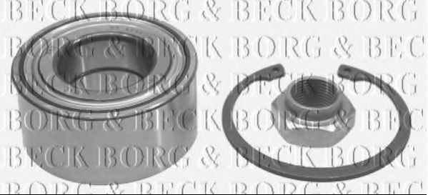 BORG & BECK BWK075 Комплект подшипника ступицы колеса для PEUGEOT (Пежо) BORG & BECK BWK075 Комплект подшипника ступицы колеса для PEUGEOT (Пежо)