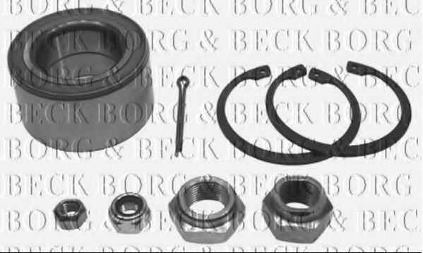 BORG & BECK BWK081 Комплект подшипника ступицы колеса для VOLKSWAGEN GOLF IV (Фольксваген Гольф 4) BORG & BECK BWK081 Комплект подшипника ступицы колеса для VOLKSWAGEN GOLF IV (Фольксваген Гольф 4)