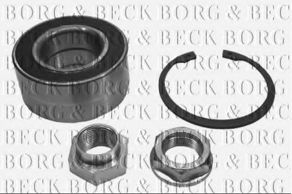 BORG & BECK BWK084 Комплект подшипника ступицы колеса для PEUGEOT (Пежо) BORG & BECK BWK084 Комплект подшипника ступицы колеса для PEUGEOT (Пежо)