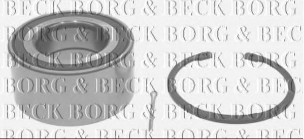 BORG & BECK BWK1111 Комплект подшипника ступицы колеса для CITROËN C4 AIRCROSS (CитроËн С4 аиркросс) BORG & BECK BWK1111 Комплект подшипника ступицы колеса для CITROËN C4 AIRCROSS (CитроËн С4 аиркросс)