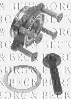 BORG & BECK BWK1117 Комплект подшипника ступицы колеса для AUDI (Ауди) BORG & BECK BWK1117 Комплект подшипника ступицы колеса для AUDI (Ауди)