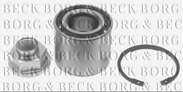 BORG & BECK BWK1243 Комплект подшипника ступицы колеса 