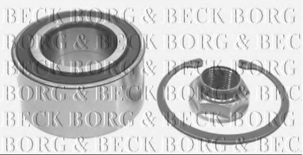 BORG & BECK BWK128 Комплект подшипника ступицы колеса для ROVER 400 (Ровер 400) BORG & BECK BWK128 Комплект подшипника ступицы колеса для ROVER 400 (Ровер 400)