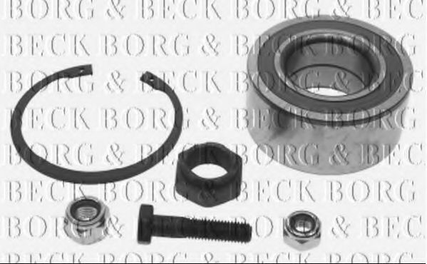 BORG & BECK BWK299 Комплект подшипника ступицы колеса для AUDI (Ауди) BORG & BECK BWK299 Комплект подшипника ступицы колеса для AUDI (Ауди)